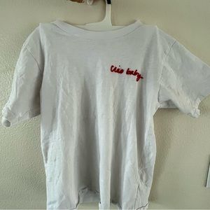 JCREW CIAO BABY TSHIRT SIZE SMALL